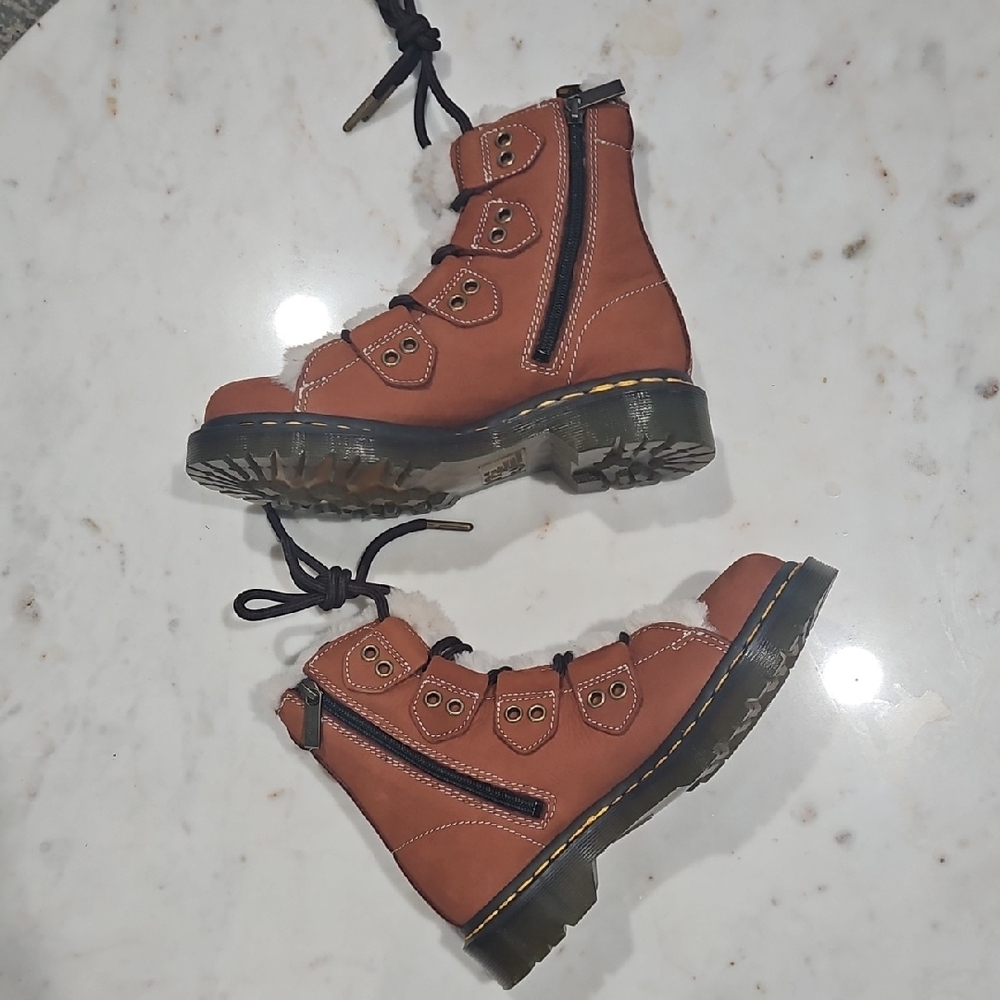 Dr.Martens 1460 Ghille Boots Tan NWOT